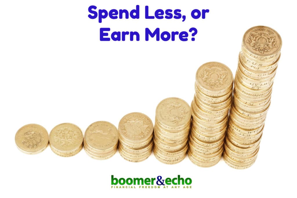 Spend Less or Earn More?