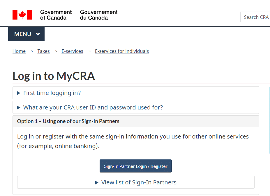 Cra My Account How To Check Your Tax Information Online