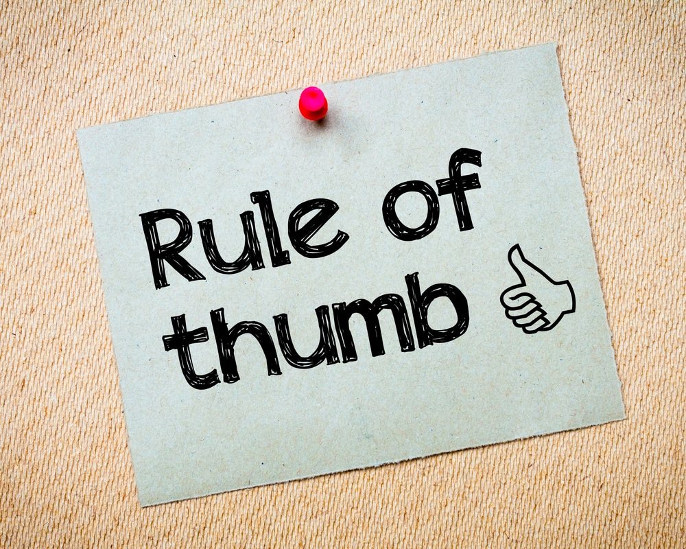 What Is A Good Rule Of Thumb When Inspecting A Job