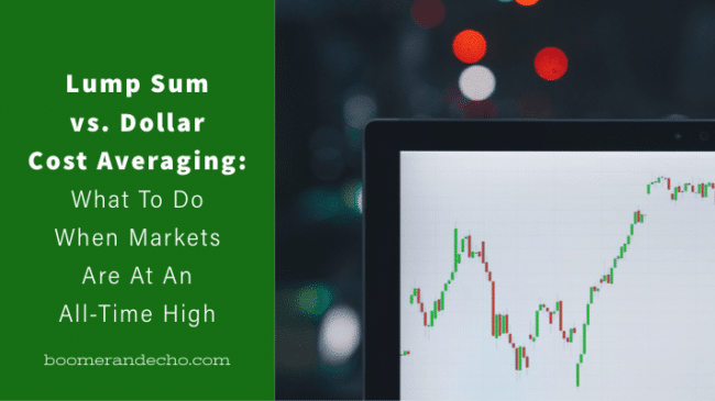 Investing a lump sum vs. dollar cost averaging