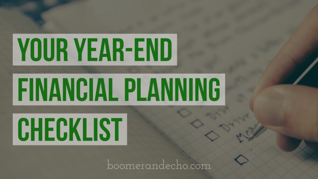 Your Year-End Financial Planning Checklist