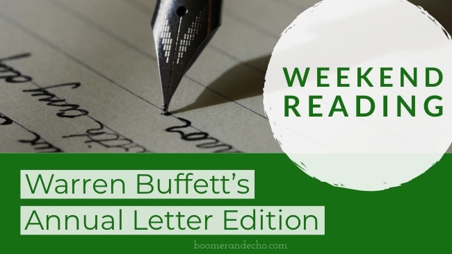 Warren Buffett's Annual Letter Edition