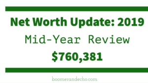 Net Worth Update: 2019 Mid-Year Review