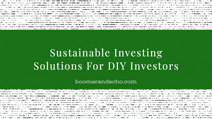 Sustainable Investing Solutions For DIY Investors