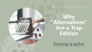 Why Alternatives are a Trap